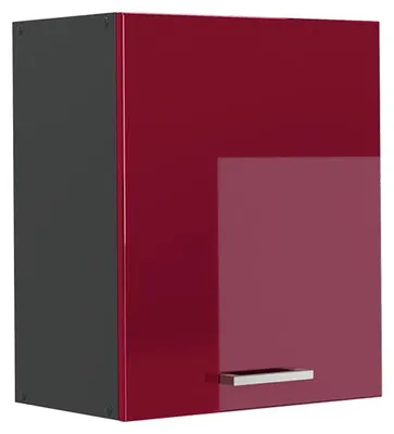 Produktbild von Hängeschrank Vicco R-Line Rot Hochglanz/Anthrazit 50 cm, Model 70038