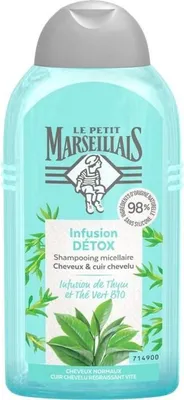 Produktbild von Le Petit Marseillais Mizellen Shampoo Detox 250ml – Frisches Haarpflege-Erlebnis