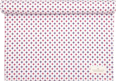 Produktbild von Greengate Novella Tischläufer white 140x45cm