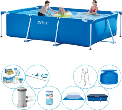 Obrázek produktu pro Rámový bazén Intex Rechteckig 300x200x75 cm - Sada bazénů