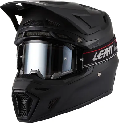 Immagine prodotto di Casco Leatt Moto 8.5 V27 per motocross, con visiera, colore nero opaco, taglia L (59/60)