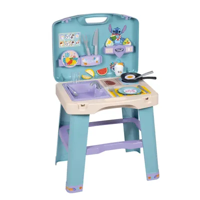 Produktbild von Smoby Stitch Mobile Spielküche im Kofferformat, für Kinder ab 3 Jahren
