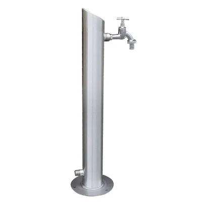 Produktbild von MAT CHYRA Edelstahl-Gartenwasserhahn, Höhe: 65 cm, Hahn: 3/4", seitlicher Anschluss: 3/4"
