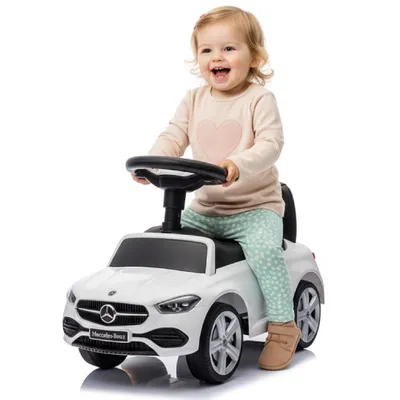 Produktbild von Rutschauto Rutschfahrzeug Kinderauto Spielzeug ab 1 Jahr Mercedes C-Class weiß