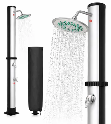 Produktbild von Solardusche KARIBIK, 35 l, silber/schwarz