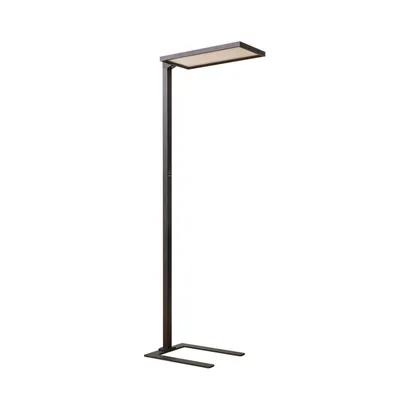 Produktbild von Arcchio LED-Bürostehlampe Nelus, schwarz, Sensor, dimmbar