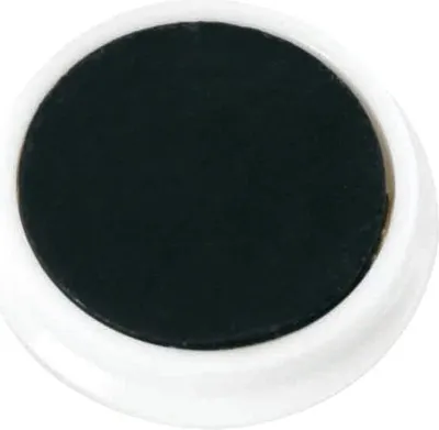 Produktbild von Haftmagnet Metall Kunststoff 32mm TG 800 g weiß VE=10 Stück