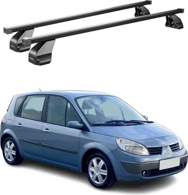 Produktbild von Menabo Dachträger Grundtäger für Renault Scenic mk2 2003-2009 75kg Stahl Schwarz