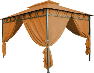Produktbild von 3.04 Strecha na pavilón 3x4 m, potiahnutá PVC, vodotesná - farba: terakota