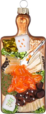 Produktbild von Christbaumschmuck Sashimi Figur 11cm Glas Bunt