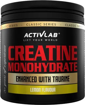 Produktbild von Activlab Creatine Monohydrate 300g Kreatin-Monohydrat - Zitrone