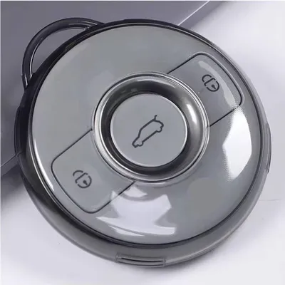 Productafbeelding van Dutch Shield - TPU beschermhoes voor autosleutels, geschikt voor sleutelkaarten - Beschermhoes, sleutelhanger, transparant, zwart
