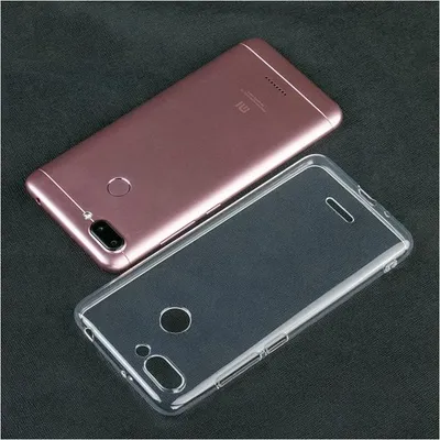 Obrázek produktu pro Pouzdro na mobilní telefon Xiaomi Redmi 6 Silikonové pouzdro Kryt Ochranný kryt Transparentní
