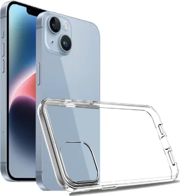 Produktbild von Handyhülle für iPhone 14 Plus Stoßfest passgenau Transparent Schutz Hülle aus Silikon/TPU
