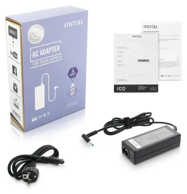 Immagine prodotto di caricabatterie/caricabatterie per notebook mitsu ZM/HP195333P 19,5v 3,33a (4,5x3,0 pin) - hp