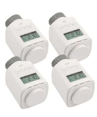 Produktbild von 4 Stück IOIO HT 2000 Elektronischer Thermostat Heizkörperthermostat spart bis 30% Heizkosten