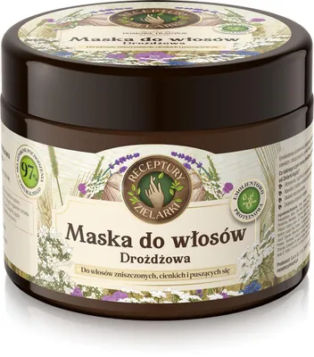 Immagine prodotto di Maschera per capelli al lievito 300 ml Ricette Zielark