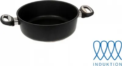 Produktbild von LOTUS GUSS-PFANNE Bratenkasserolle Ø 24 cm INDUKTION Bodenmaß 19 cm H 8,8 cm
