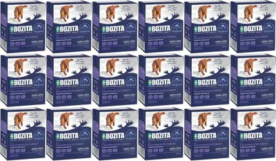 Produktbild von BOZITA Nasses Hundefutter Stückchen in Gelee Truthahn 370 g
