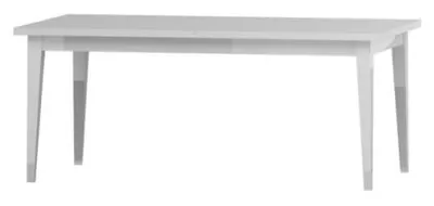 Produktbild von Couchtisch in Weiß Hochglanz - 120 cm Länge - Wohnzimmertisch mit Glasplatte