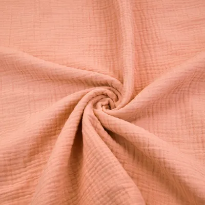 Produktbild von Musselin Double Gauze pfirsichfarben (Peach Pearl)