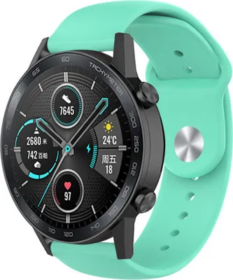 Produktbild von Strap-it Honor Magic Watch 2 Sportarmband (Aqua)