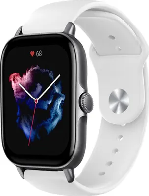 Produktbild von Strap-it Amazfit GTS 3 Sportarmband (Weiß)