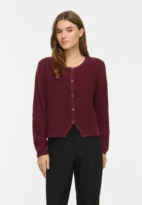 Produktbild von VILA Elegante Strickjacke Rundhals Knopfverschluss Langarm Größe: XS