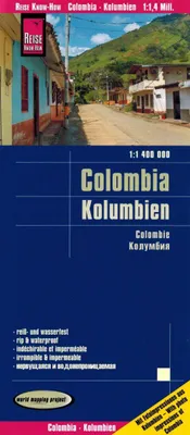 Produktbild von Reise Know-How Landkarte Kolumbien / Colombia 1:1.400.000