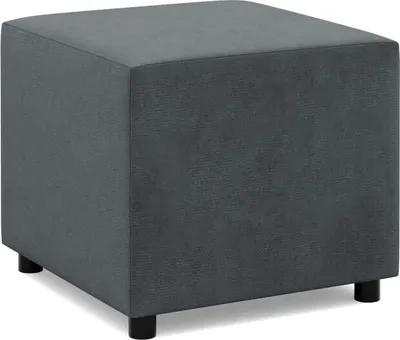 Produktbild von Sitzpouf für das Wohnzimmer 50 x 50 cm, Dunkelgrau