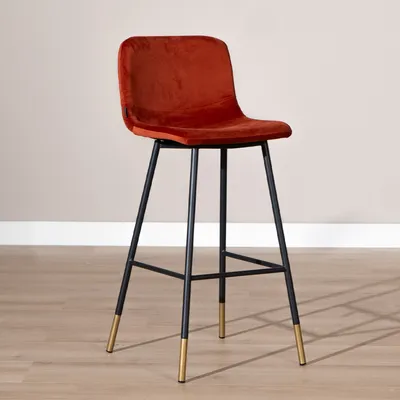 Produktbild von Bronx71 Barhocker Samt Mikky 65 - 78 cm kupfer