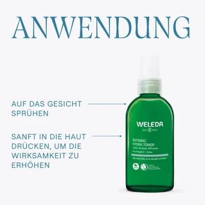 Produktbild von WELEDA Bio Pore Refining Toner 150ml - Gesichtstonikum, Naturkosmetik, vegan