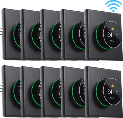 Produktbild von 10X WiFi Smart Thermostat 5A Raumthermostat Wasserheizungsgeräte Fußbodenheizung, APP-Steuerung, Sprachsteuerung Kompatibel mit Google Home/Alexa