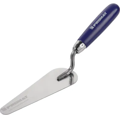 Produktbild von Katzenzungenkelle L.160mm rostfrei,m.Buchenholzheft VA PROMAT