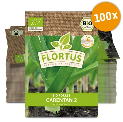 Produktbild von Lauch-Porree Carentan 2 (100 Stück) |  Lauchsamen von FLORTUS