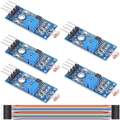 5x G5516 Fotowiderstandsmodul 4-Pin 3,3-5 V für Arduino