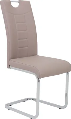 Produktbild von Esszimmerstühle Stuhl Freischwinger 4er Set RUBEN Cappuccino