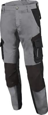 Produktbild von FHB FLORIAN Arbeitshose grau-schwarz Gr. 54
