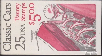 Produktbild von Briefmarken USA 1988 Mi MH126 (kompl.Ausg.) postfrisch Autos
