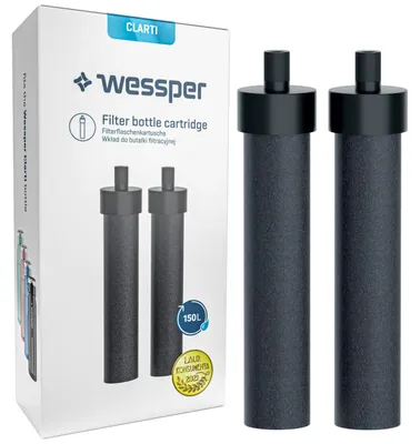 Wasserfilter 2er-Pack für Clarti-Flaschen, 0,7 L