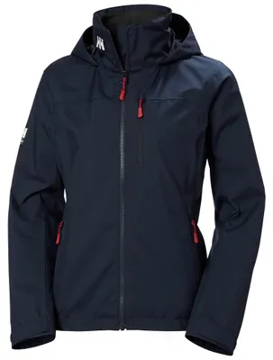 Produktbild von Helly Hansen Women's W Crew Hooded Jacket 2.0, Navy, 3XL