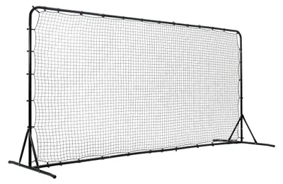 Produktbild von Fußballtor-Rückprallnetz – 366 x 121 x 183 cm – Stahlrohr – PE-Netz