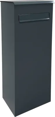 Produktbild von Mefa Oak 481 Paketbriefkasten Anthrazit RAL 7016 Entnahme von hinten