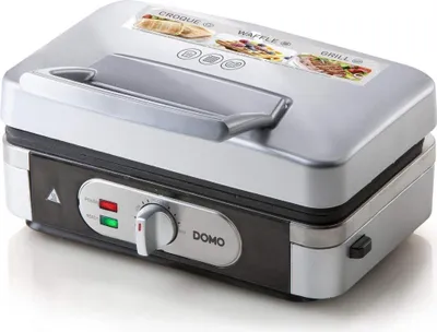 Produktbild von Waffel-toaster-grill 3in1 1000w silber / schwarz Domo DO9136C