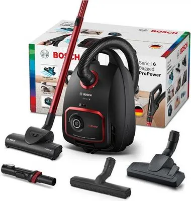 Immagine prodotto di Bosch Serie 6 ProPower, 850 W, aspirapolvere a cilindro, a secco, sacco per la polvere, 4 l, HEPA