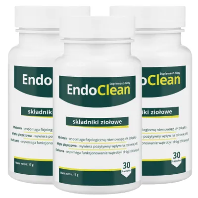 Obrázok produktu pre 3x EndoClean - Detoxikácia organizmu a podpora čriev 30 kapsúl