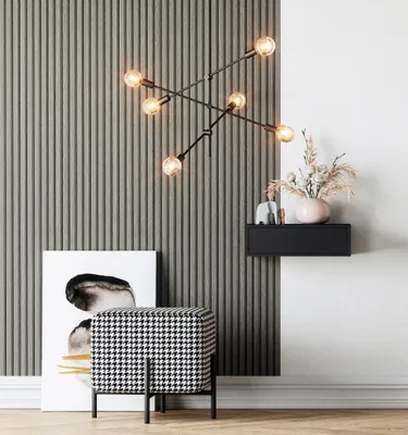 Produktbild von NEWROOM Tapete Grau Vliestapete Holz - Holztapete Skandi   Paneele Lamellen Holzwand Modern Lamellenwand