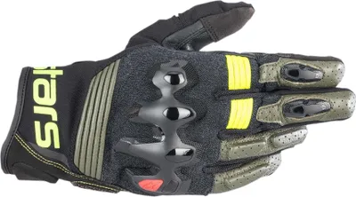 Produktbild von Alpinestars Harok Motorrad Handschuhe, schwarz/gelb, 3XL