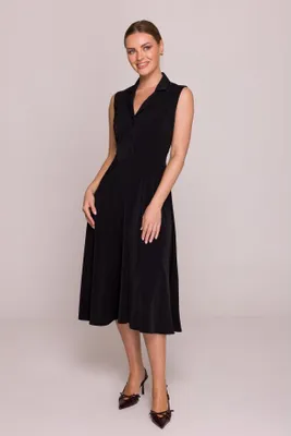 Zdjęcie produktu dla Stylove Sukienka damska Konstantia S409 midi czarny XL