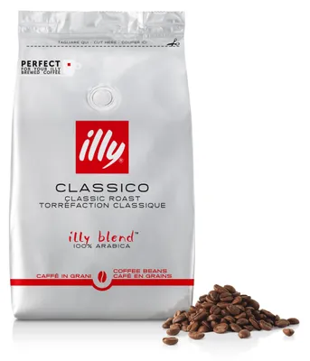 Obrázok produktu pre Kávové zrná illy Classico, bežné praženie, 500 g, 100 % Arabica